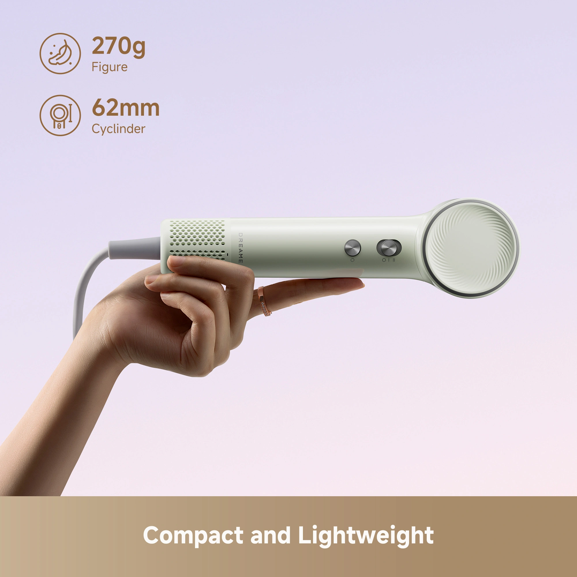 Dreame Hairdryer Mini Green - Image 3